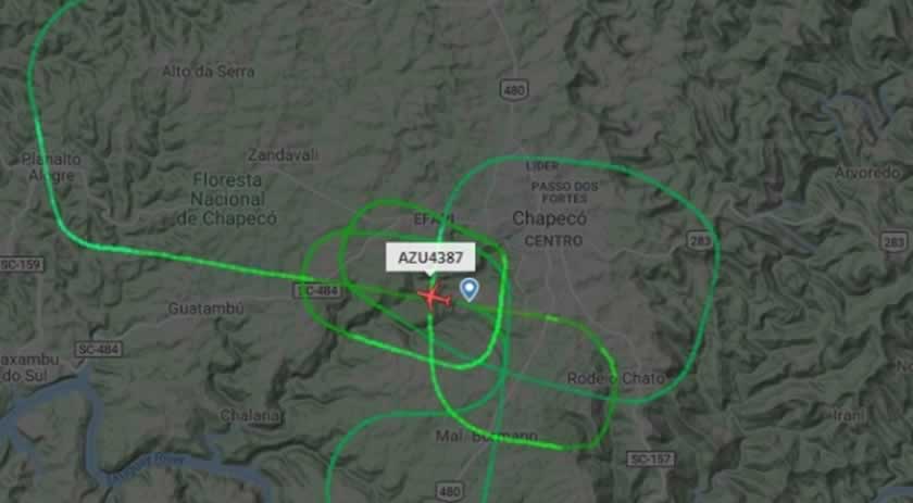 Pavor no céu de SC: saiba o que fez avião voar em círculos antes de pousar