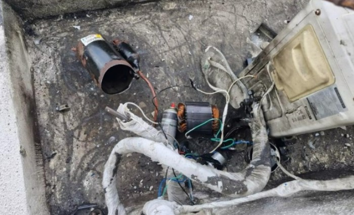 Jovem morre após explosão de compressor de ar condicionado em SC
