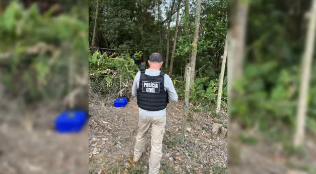 Três homens são encontrados mortos e carbonizados em área de mata em SC