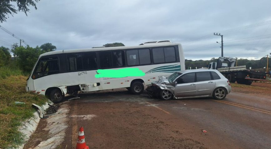 Identificado motorista que morreu em grave acidente com micro-ônibus na SC-283, em Chapecó