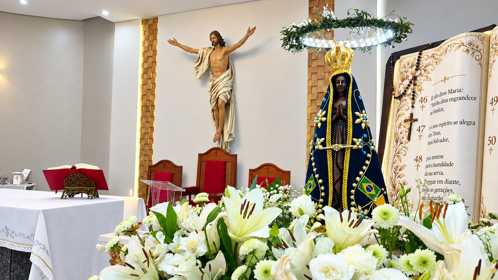 Fé e devoção marcam a Novena e Festa de Nossa Senhora Aparecida em Barracão