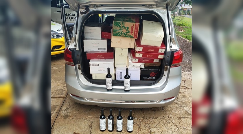 Dois homens são detidos com vinhos descaminhados da Argentina