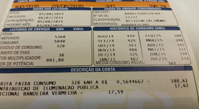 Consumidor pagará menos na conta de luz em janeiro