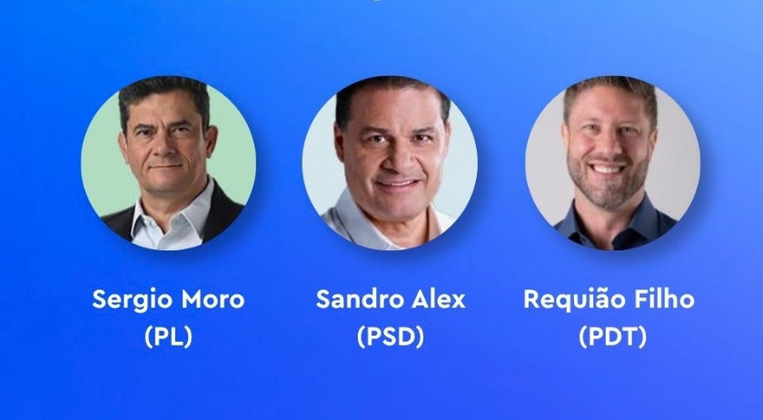 Debate com os candidatos ao Governo do Paraná acontece nesta terça (29)