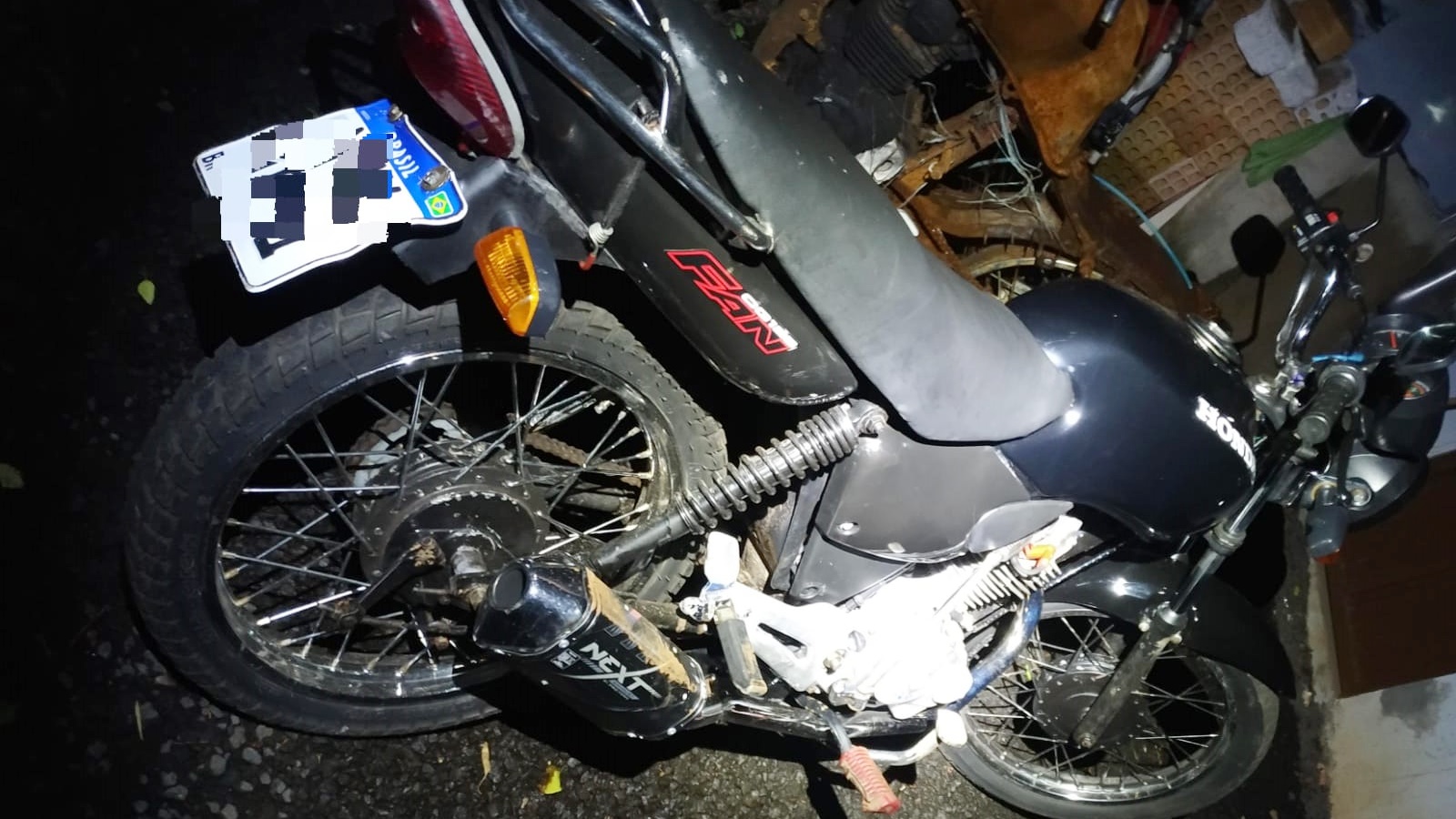 Menor de Idade é apreendido após fuga em motocicleta com registro de furto