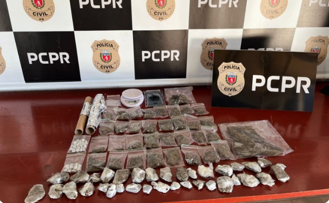 Polícia Civil apreende adolescente com diversas porções de drogas