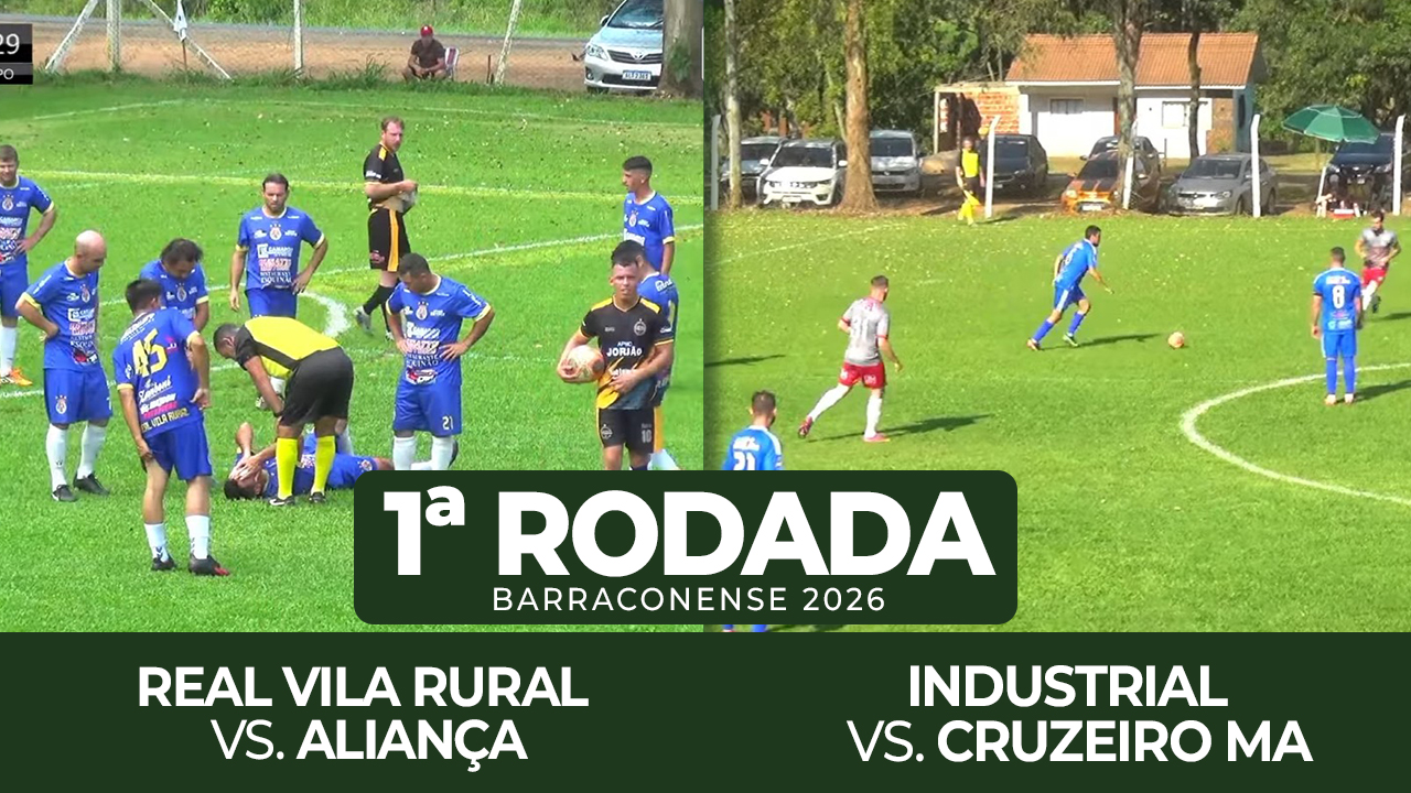 Barraconense de Futebol de Campo começa com goleada e derrota do atual campeão