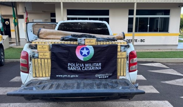 PMRv apreende 25 mil maços de cigarros de contrabando