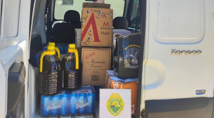 Polícia apreende vinhos, uísques e cervejas de origem argentina