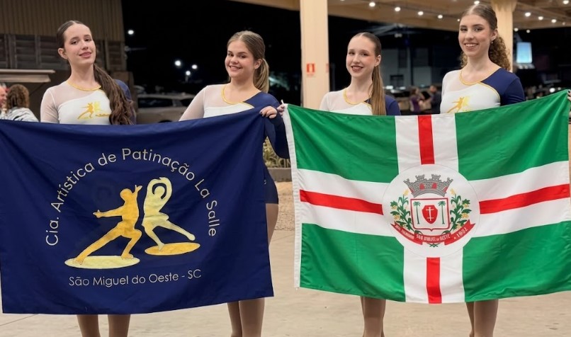 Patinadoras de São Miguel do Oeste conquistam bronze no Troféu Brasil