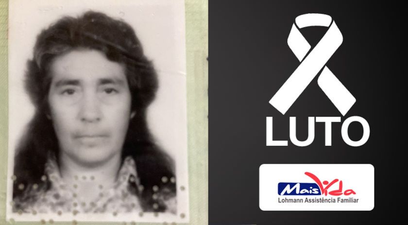 Comunicamos o falecimento de Ortencia Ribeiro Machado