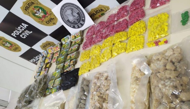 SC bate recorde na apreensão de ecstasy em 2023