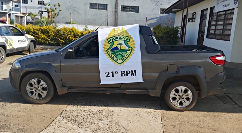 Veículo roubado no ano de 2014 em Curitiba é recuperado pela PM barraconense