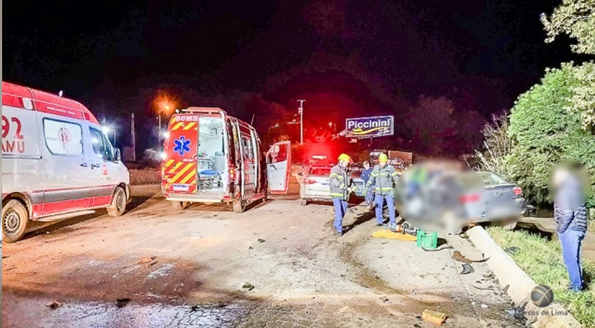 Condutor de automóvel envolvido em acidente morre no Hospital