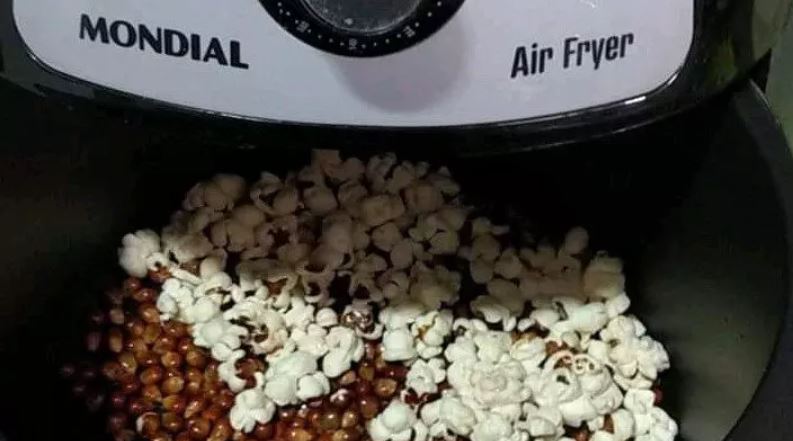 Pipoca na Air Fryer: pode ou não pode?