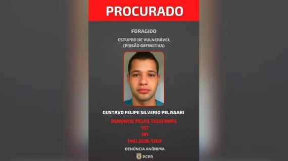 Polícia Civil procura condenado por estupro de vulnerável