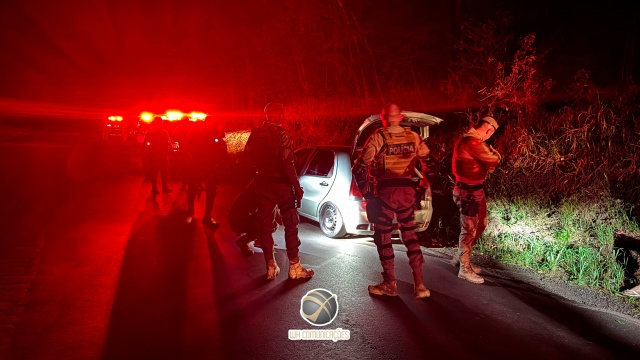 Perseguição policial termina após 20 km na BR-282