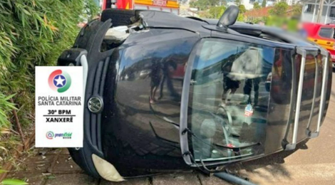 PM atende ocorrências de acidentes, violência, veículo furtado e prisão na região de Xanxerê e Xaxim