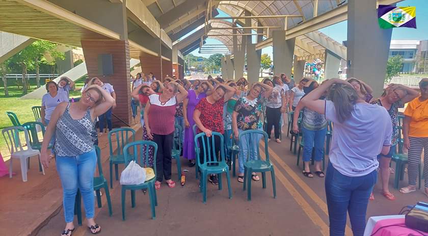 Inúmeras mulheres participaram de atividade com o Ônibus Lilás, alusiva a Semana Nacional da Justiça Pela Paz em Casa