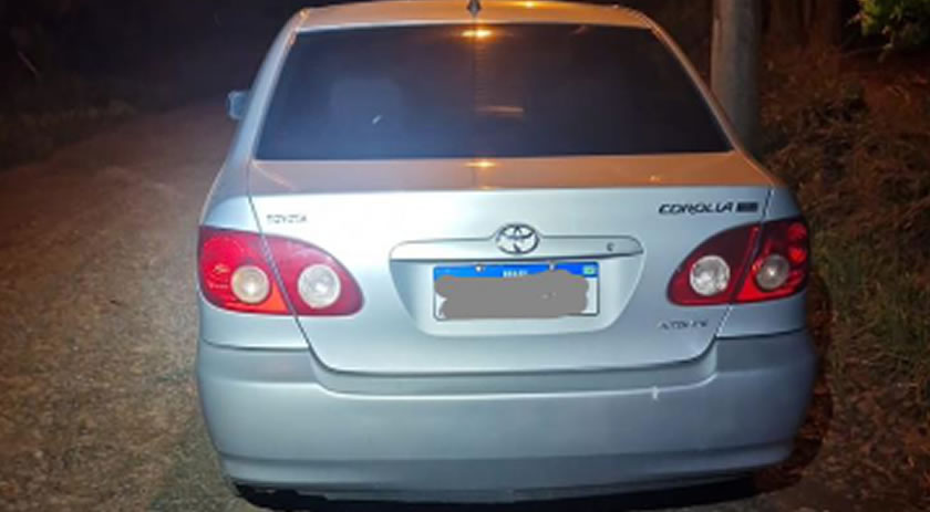 Assaltante leva carro, celular e carteira de casal em Maravilha; PM recuperou o veículo e o telefone