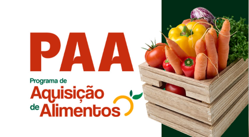 Município abre inscrições para produtores rurais fornecerem alimentos ao Município