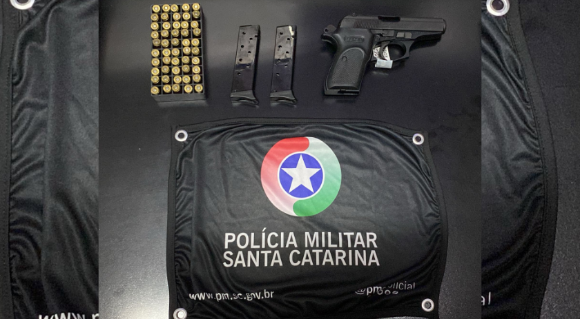 Polícia Militar apreende arma de fogo e produtos de descaminho em operação contra crimes transfronteiriços