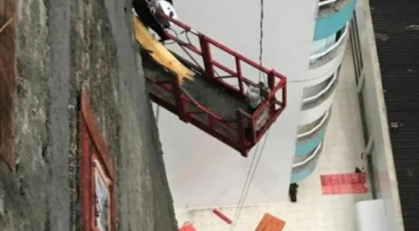 Vento do ciclone Yakecan deixa em alerta prédios em obras em Balneário Camboriú