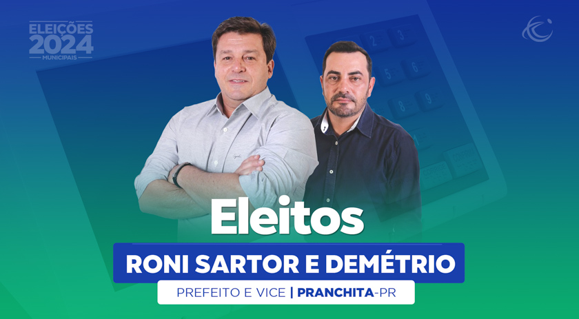 Ronimar Sartor e Demetrio Marcon são eleitos a prefeito e vice-prefeito com 2.050 votos