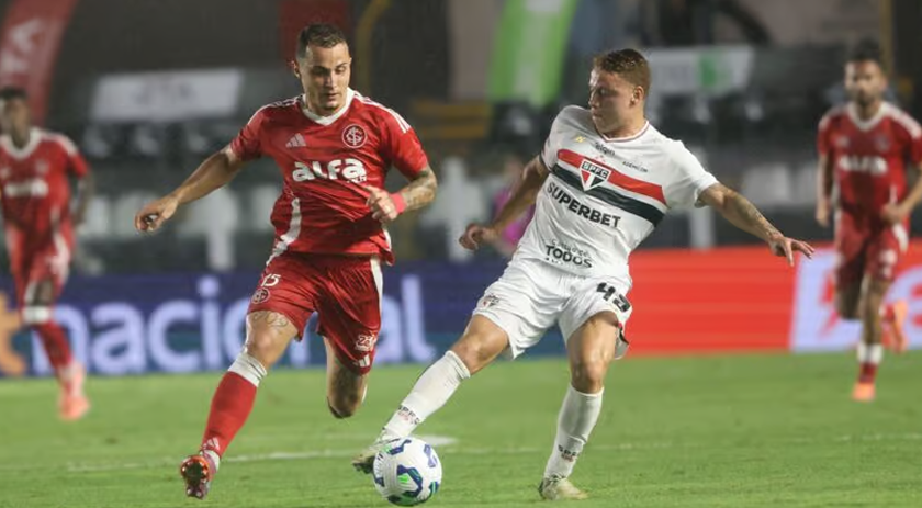 Inter é goleado pelo São Paulo e fica em situação crítica na luta contra o rebaixamento à Série B