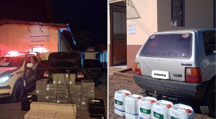 Contrabando e descaminho: PM faz duas apreensões em menos de 24H