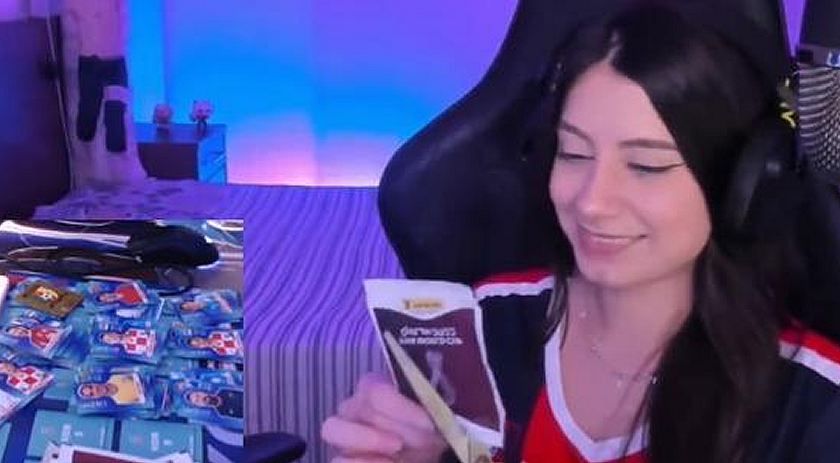Streamer rasga figurinha raríssima da Copa após desafio online