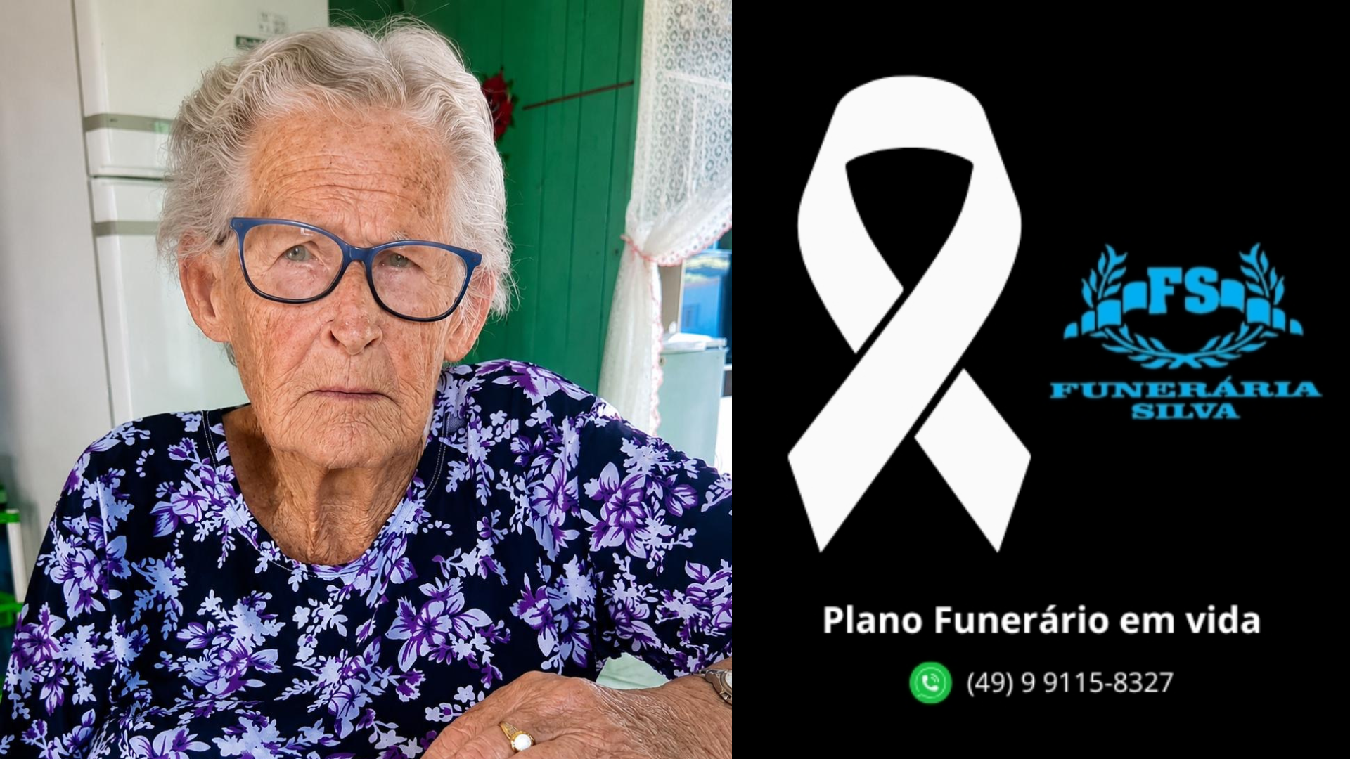 Comunicamos o falecimento de Frieda Lamb
