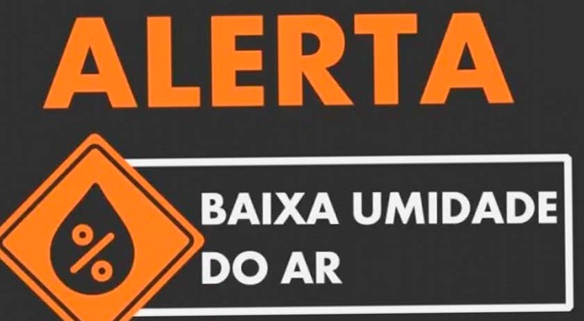 SC tem alerta de baixa umidade que pode causar dores de cabeça e desidratação