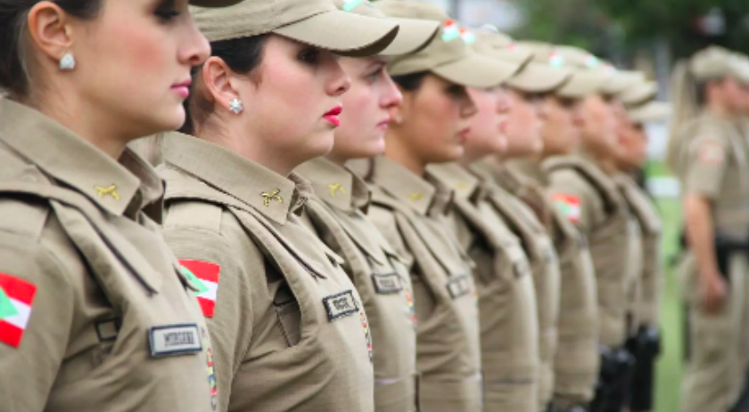 Concurso da PMSC suspenso por limitar vagas para mulheres; PGE se posiciona