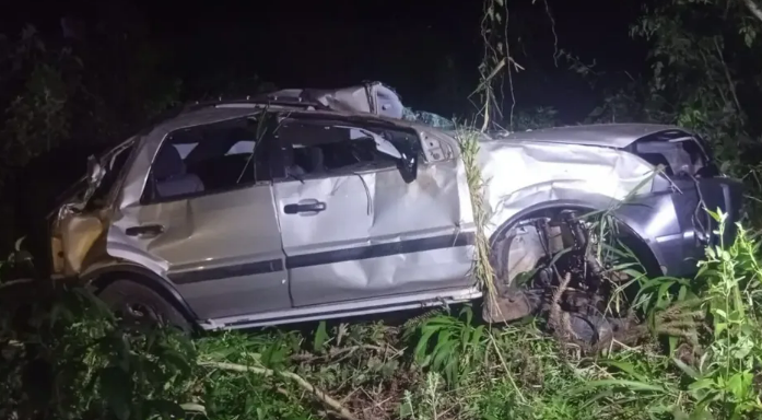 Grave acidente na Ruta 101 deixa um morto e mulher gravemente ferida