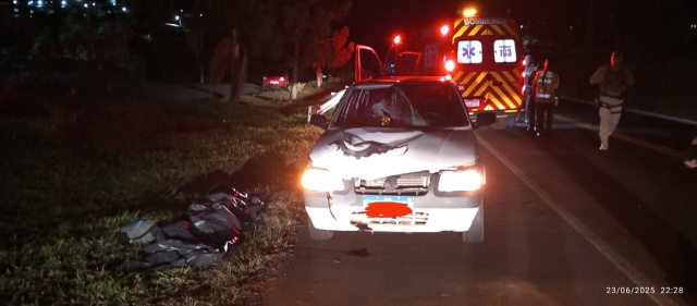 Atropelamento com morte é registrado na BR-282