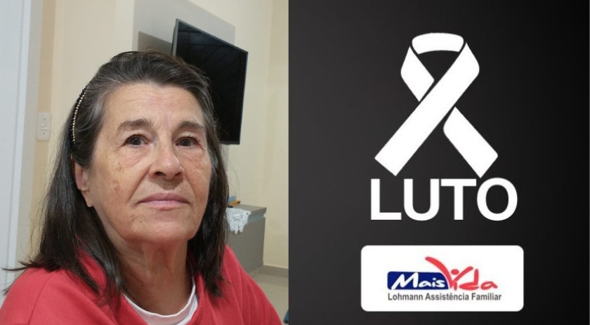 Comunicamos o falecimento de Zelma Zafarizi