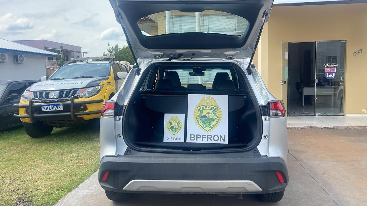 Veículo furtado é recuperado na PR-182 e condutora é presa