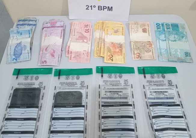 Em ocorrência de perturbação de sossego, homem é preso por tráfico de drogas