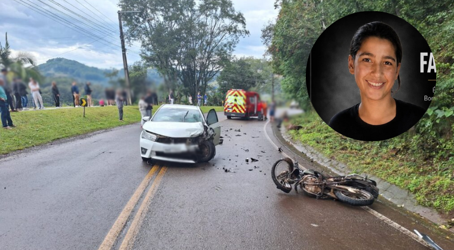 Identificada jovem que morreu em grave acidente em rodovia do Oeste Catarinense