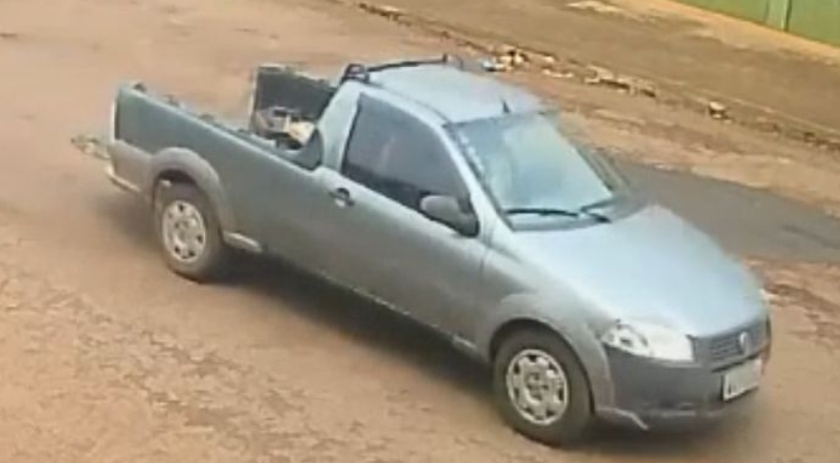 Fiat Strada é furtada próximo ao cemitério municipal