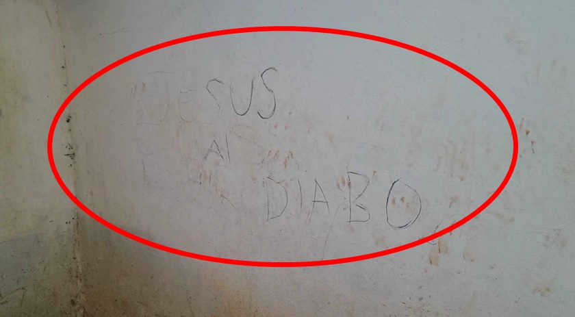 Em Dionísio Cerqueira terreiro de Umbanda é alvo de vandalismo
