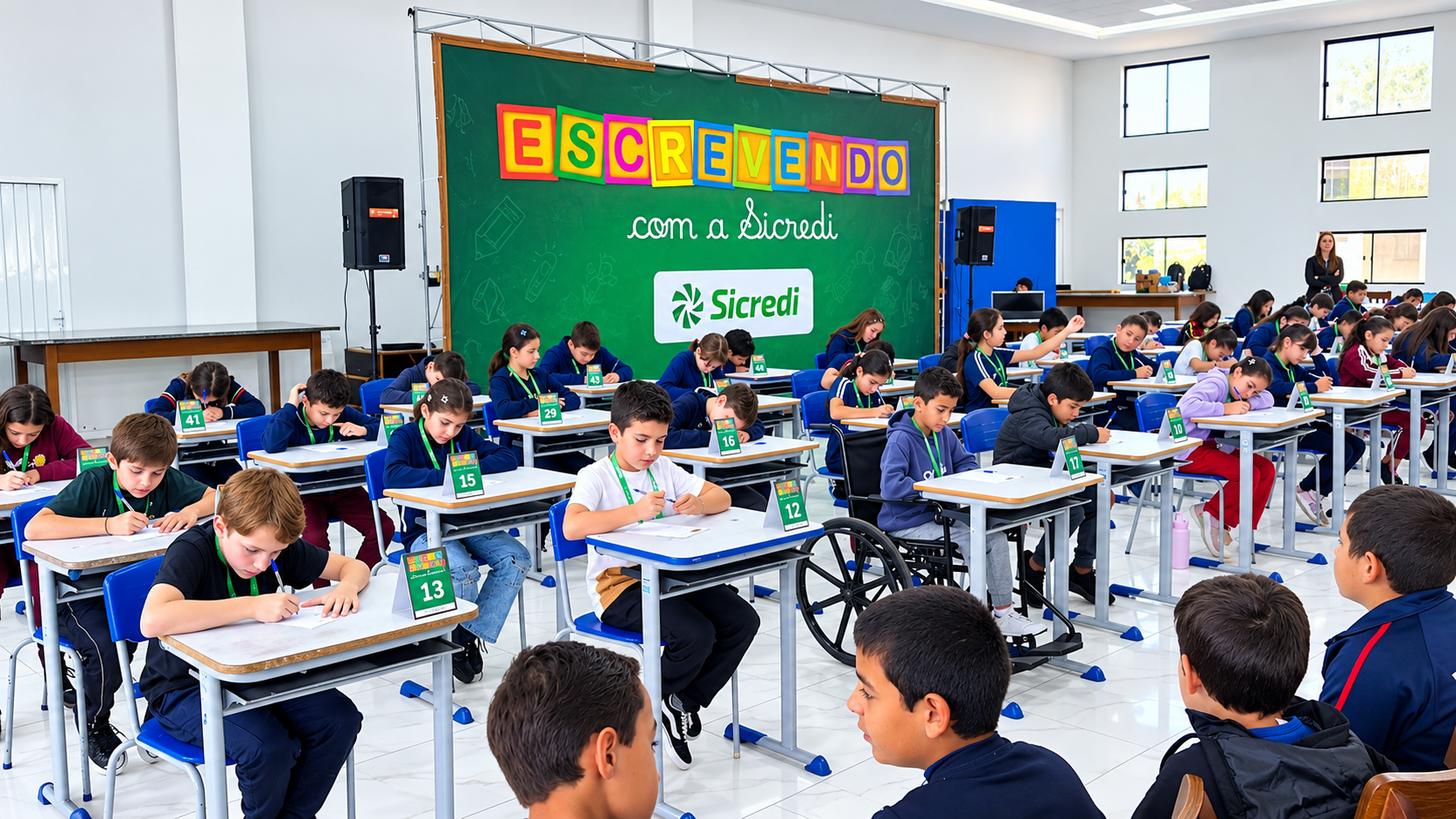 Alunos de Barracão e Dionísio Cerqueira participam da final do Escrevendo com o Sicredi 2026