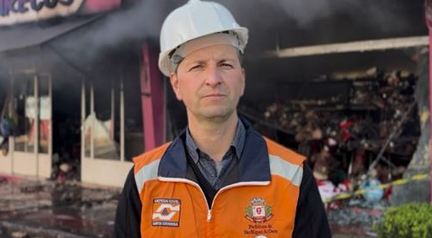 Defesa Civil interdita prédio atingido por incêndio