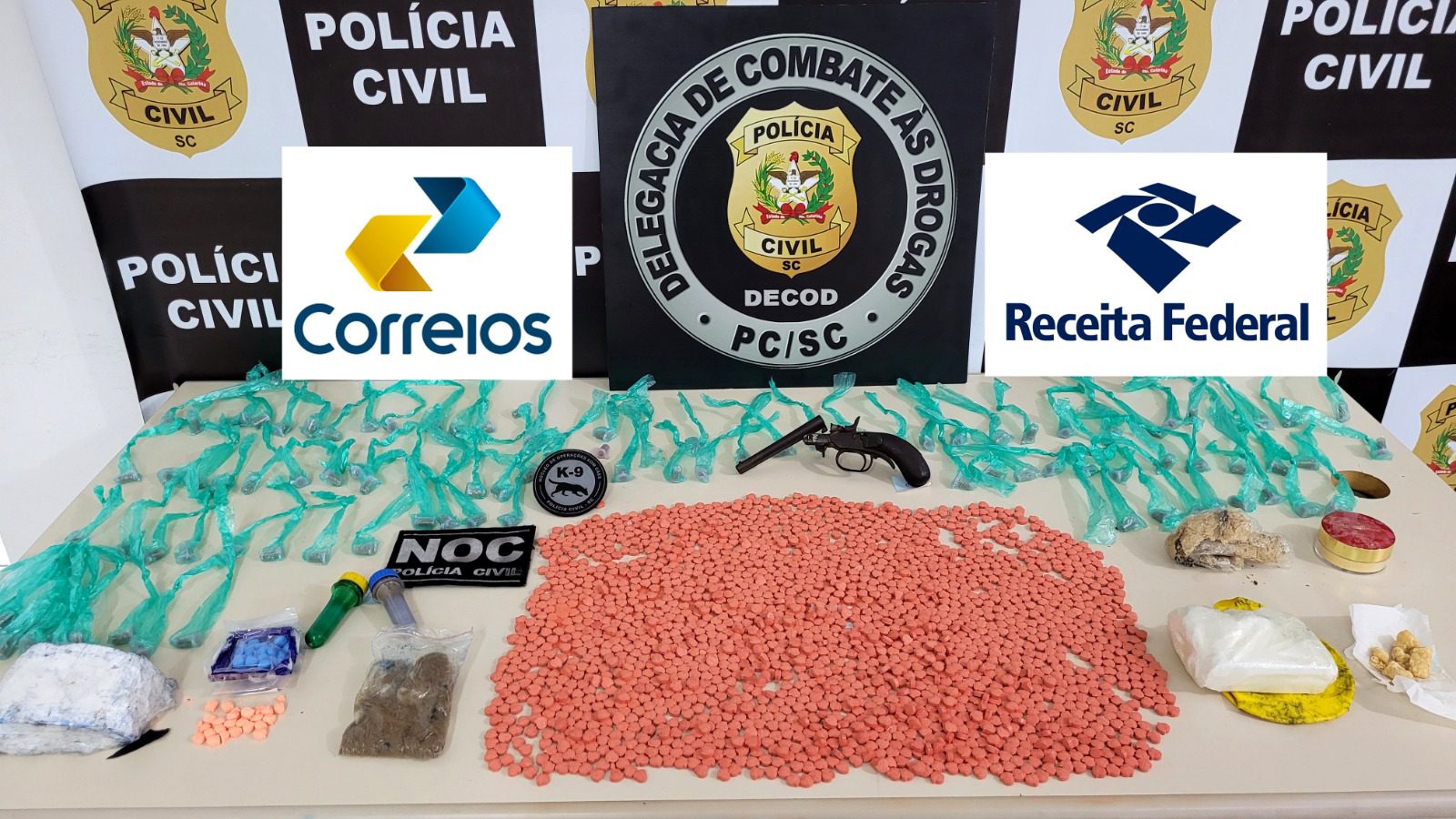 Grande operação apreende R$ 300 mil em drogas na Capital