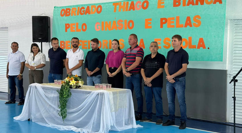 Ginásio da escola municipal São Silvestre é inaugurado com grandes melhorias na infraestrutura da instituição