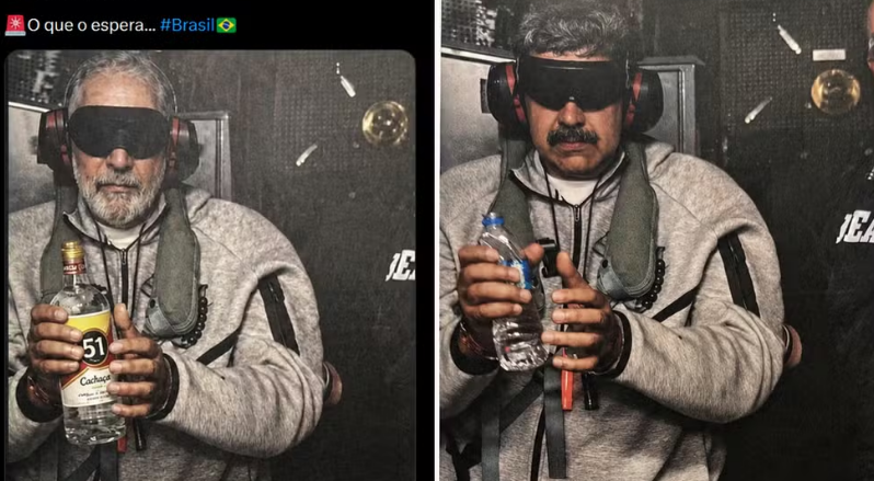 Deputado americano apoiador de Trump publica montagem de Lula capturado como Maduro