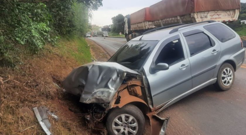 Acidente na PR-180 deixa homem ferido entre Francisco Beltrão e Marmeleiro