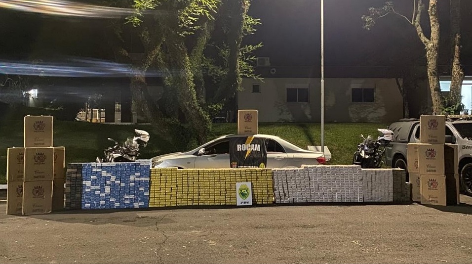 Polícia apreende mais de 1,8 mil maços de cigarros contrabandeados