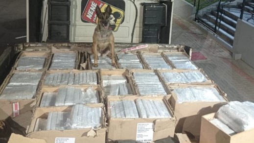Polícia Rodoviária apreende 667 kg de maconha em caminhão na PRC-280